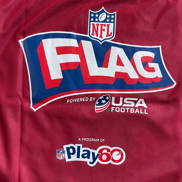 Youth XL Arizona Cardinals NFL Flag Football Reversible Jersey Red/White - Picture 11 of 12